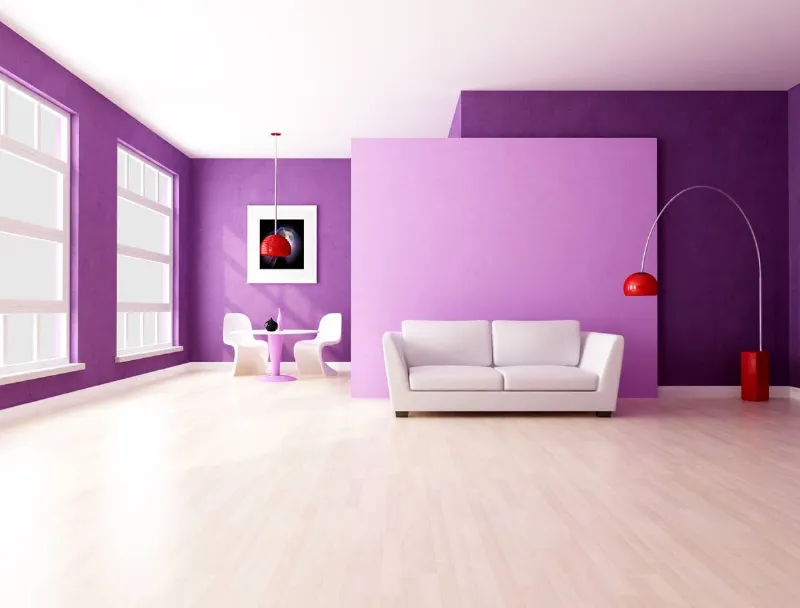 Cómo incluir lila en la decoración de espacios pequeños